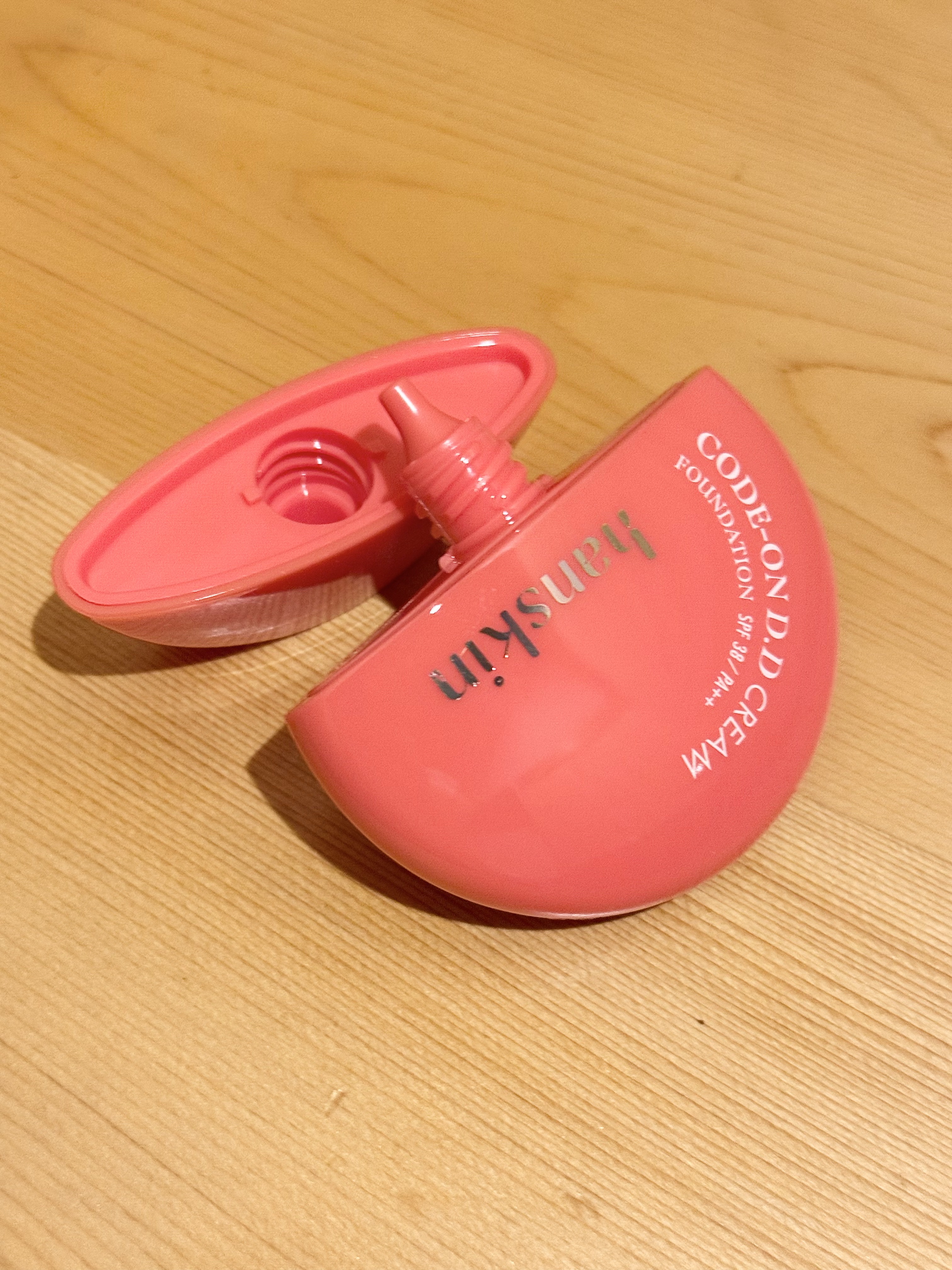 CODEON DDクリームファンデーション/ハンスキン/クリーム・エマルジョンファンデーションを使ったクチコミ（2枚目）