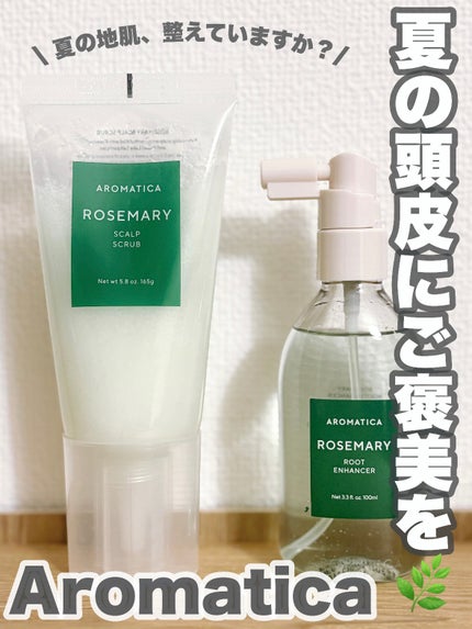 ローズマリー スカルプ スクラブ/AROMATICA/ヘッドスクラブを使ったクチコミ(1枚目)