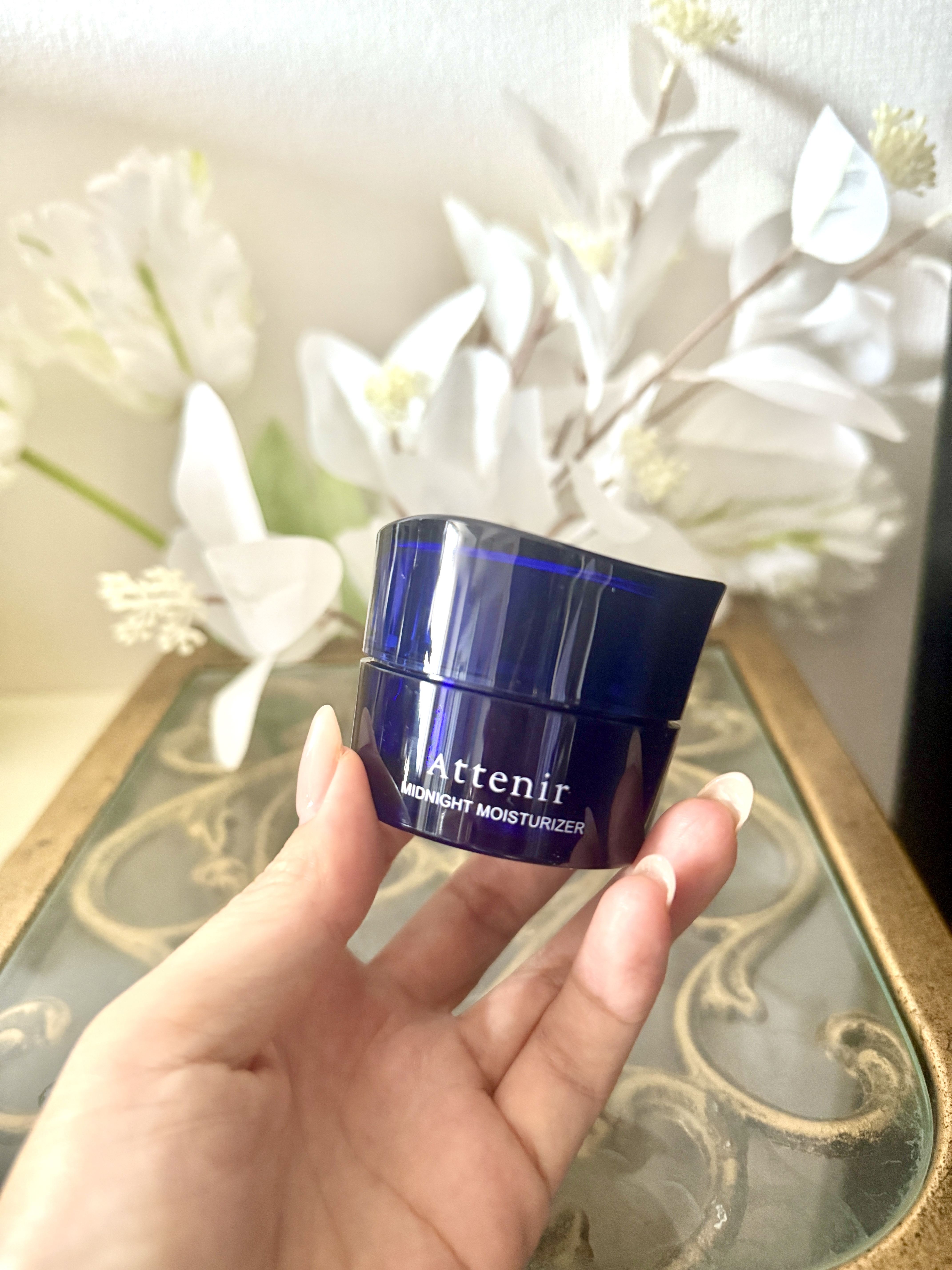 アテニア ミッドナイトモイスチャライザー/アテニア/フェイスクリームを使ったクチコミ（1枚目）