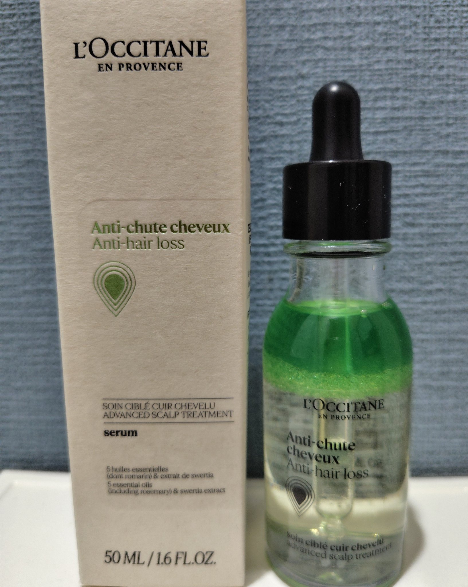 薬用 メディカル アンチヘアロスセラム/L'OCCITANE/頭皮ローションを使ったクチコミ（1枚目）