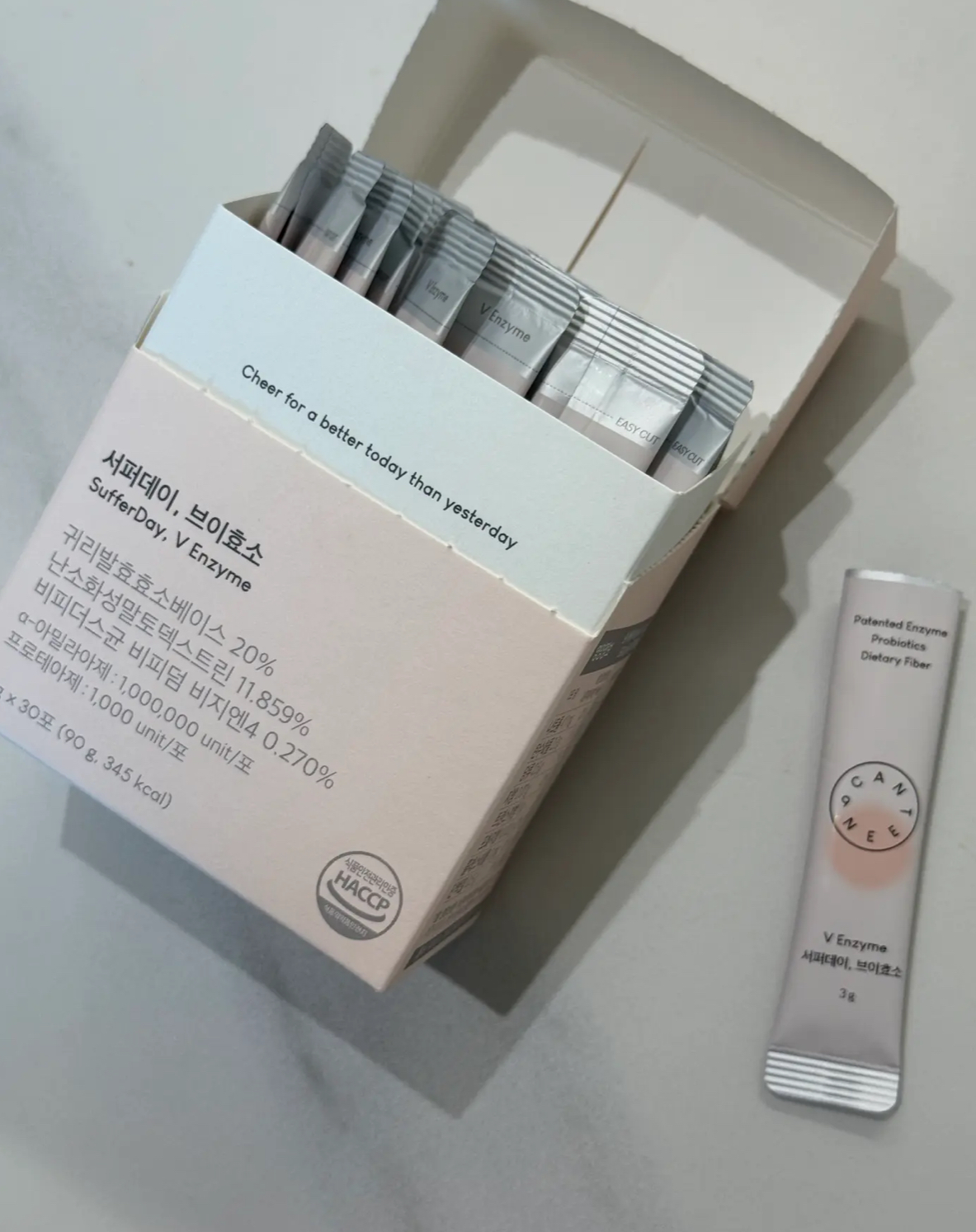 サファーデイ V酵素/canteen9/ボディサプリメントを使ったクチコミ（2枚目）