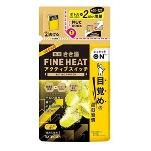きき湯 ファインヒート アクティブスイッチ 詰替用 500g