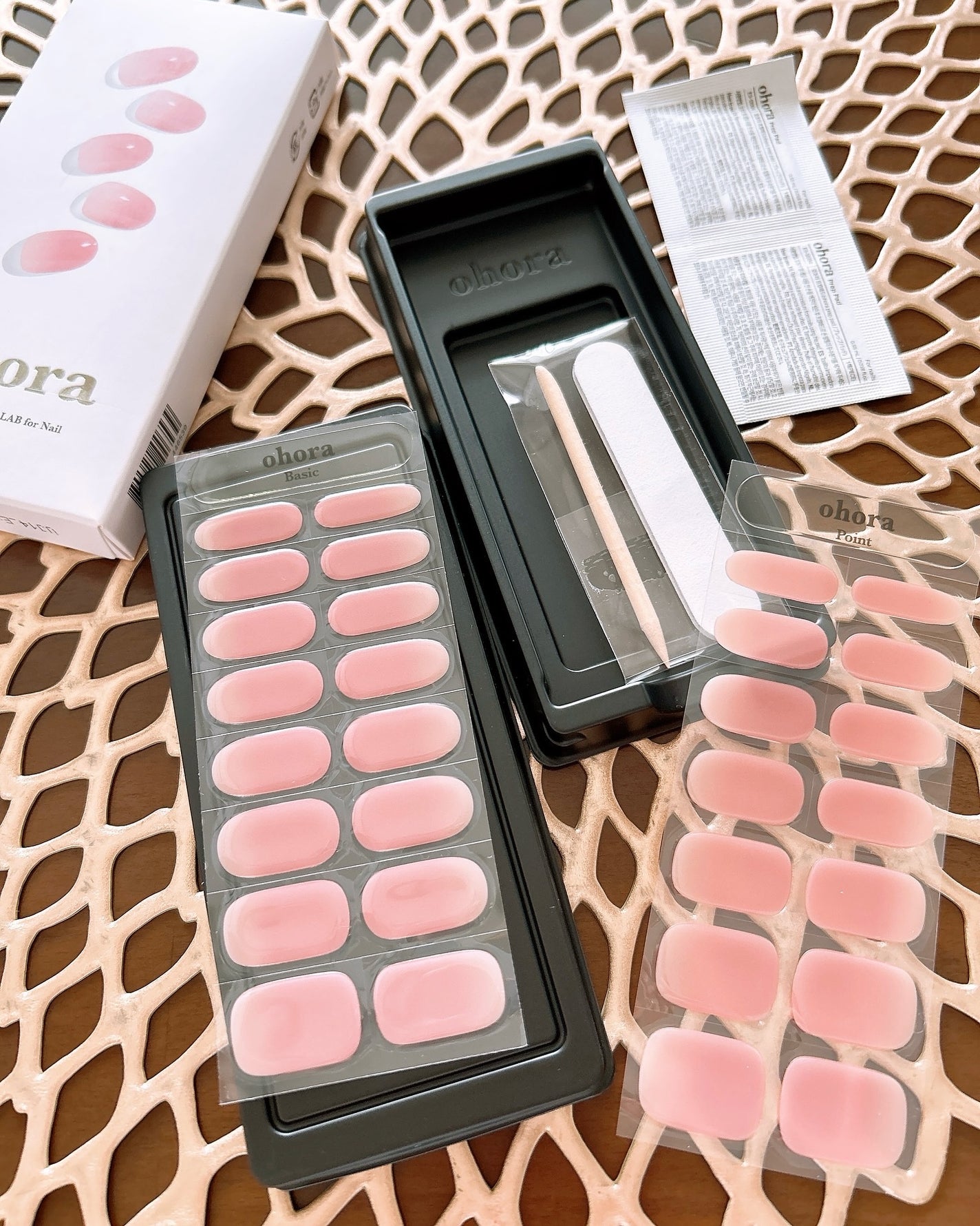 セミキュアジェルネイル(ハンド)/ohora/ネイルシールを使ったクチコミ(3枚目)