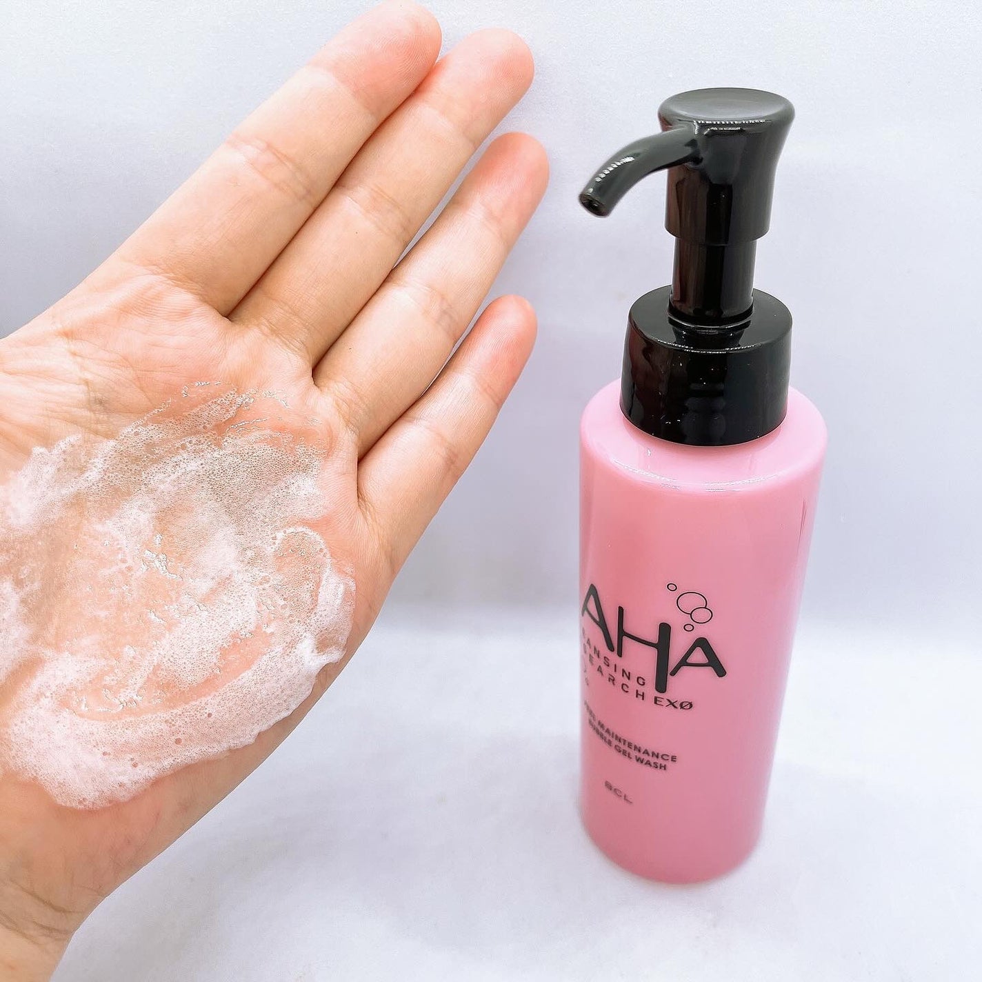 クレンジングリサーチ EXO ピールメンテナンスバブルジェルウォッシュ/クレンジングリサーチ/その他洗顔料を使ったクチコミ(3枚目)