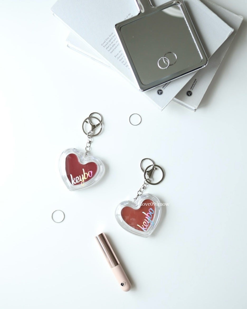 ハートキーリング リップ&チーク/keybo/口紅を使ったクチコミ(2枚目)