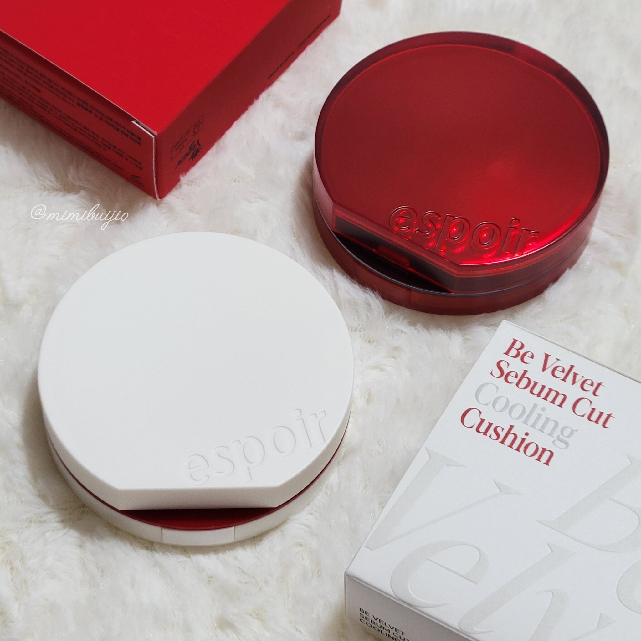 ビーベルベットカバークッション/espoir/クッションファンデーションを使ったクチコミ（1枚目）