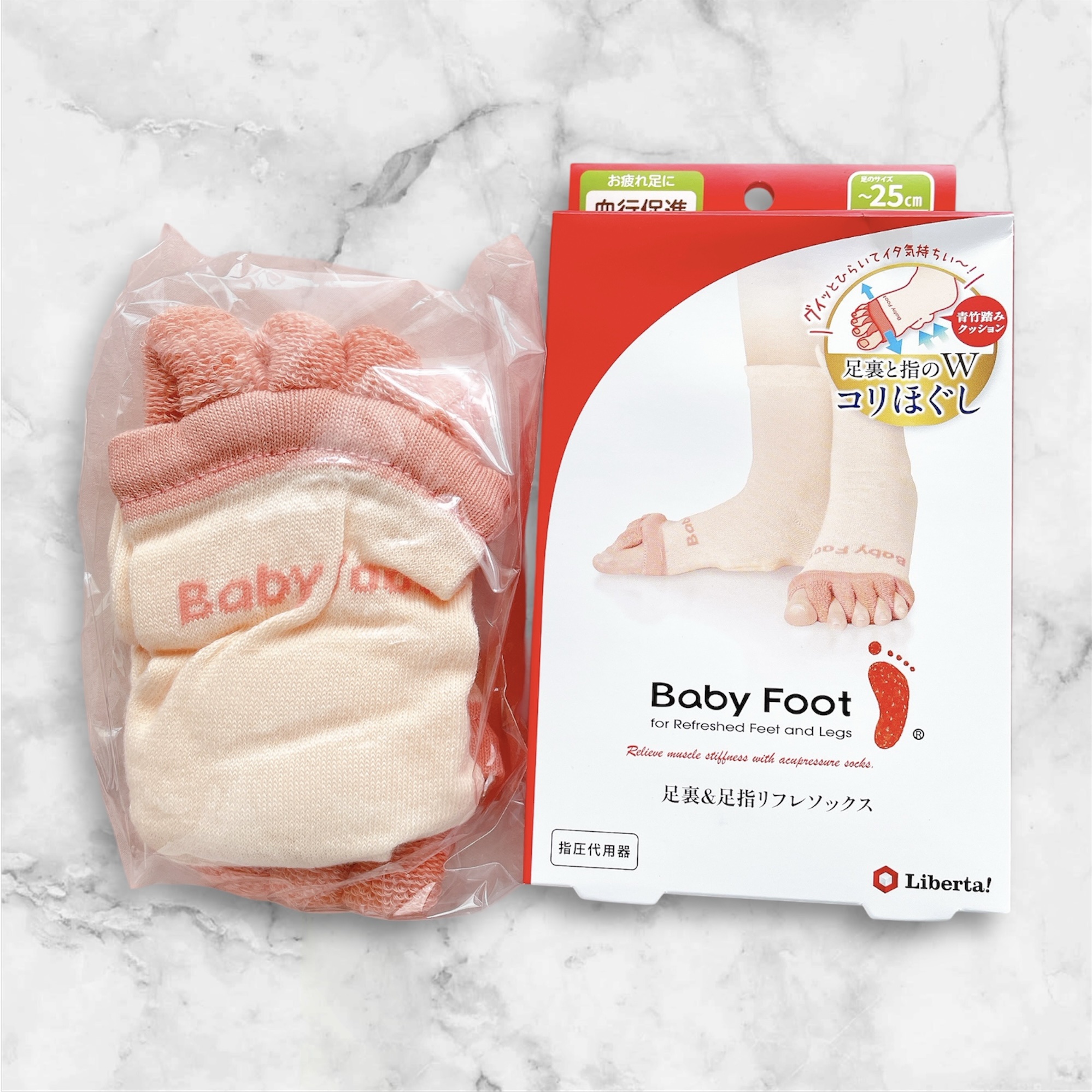 ベビーフット 足裏＆足指リフレソックス/ベビーフット/レッグ・フットケアを使ったクチコミ（3枚目）