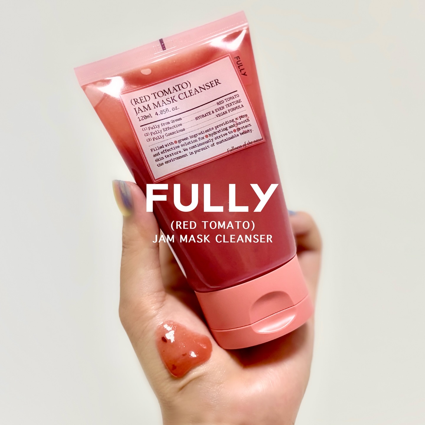 レッドトマトジャムマスククレンザー/FULLY/その他洗顔料を使ったクチコミ（1枚目）