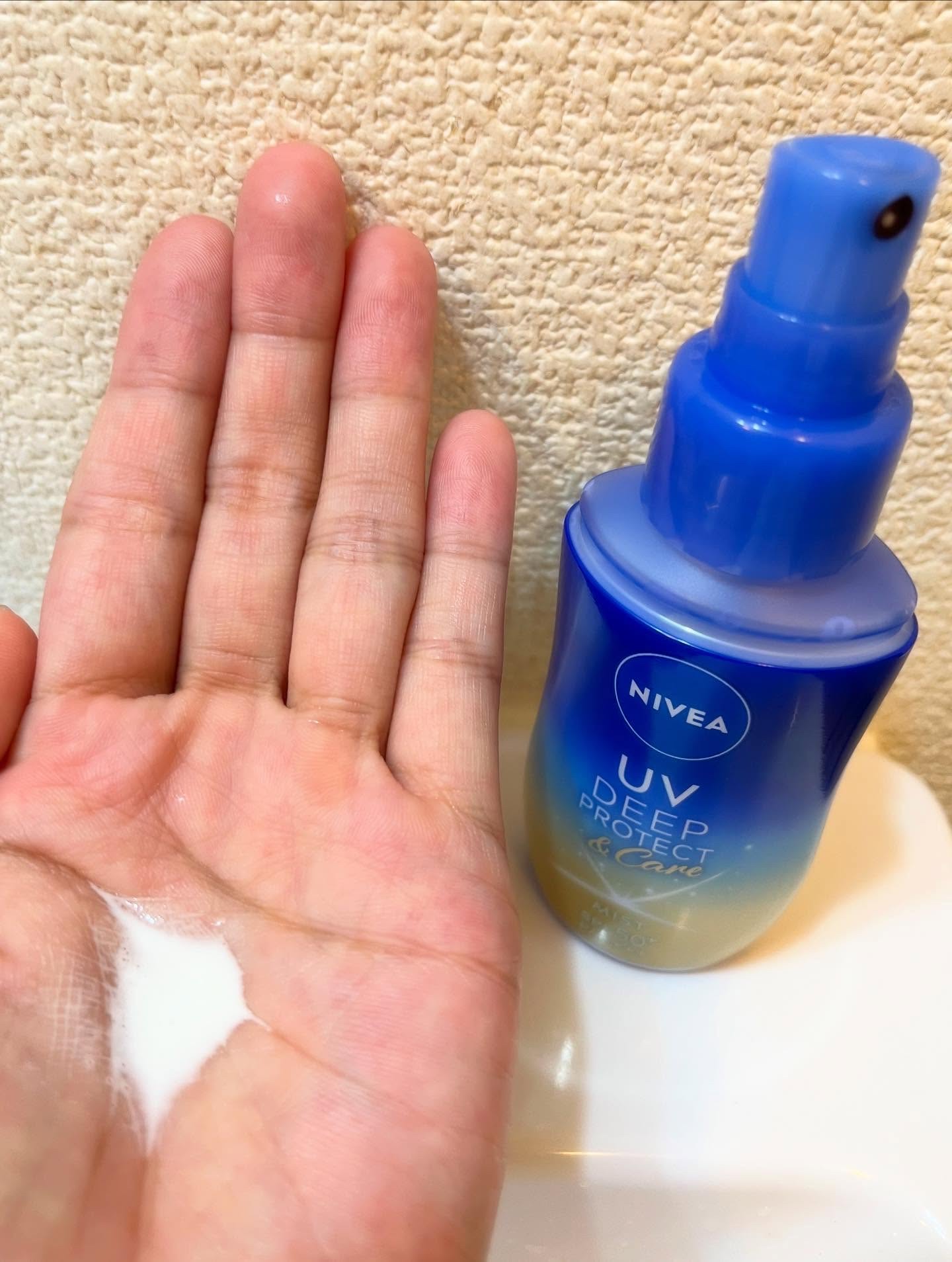 ニベアUV ディーププロテクト＆ケア ミルクミスト/ニベア/日焼け止めミスト・スプレーを使ったクチコミ（3枚目）