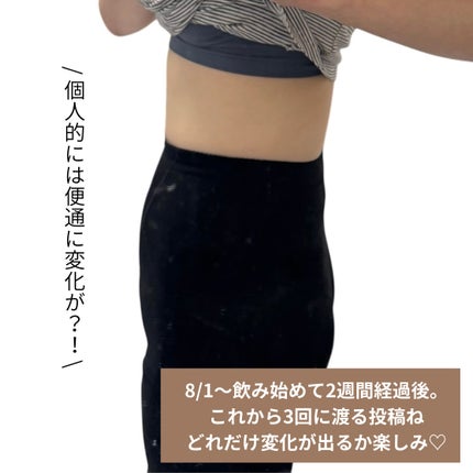 新谷植物発酵お腹すっきりケア/ウェルベスト/健康サプリメントを使ったクチコミ(4枚目)