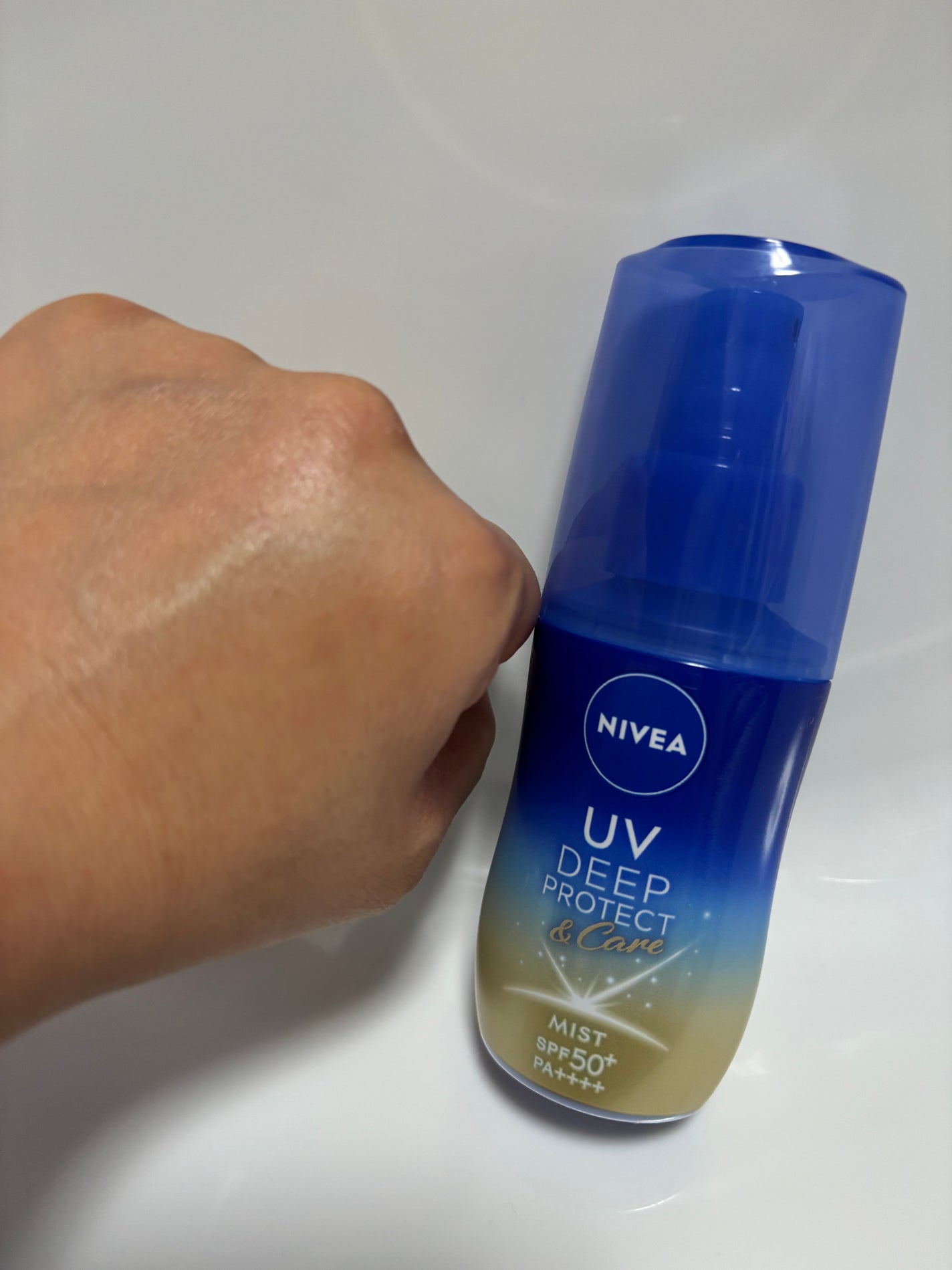 ニベアUV ディーププロテクト&ケア ミルクミスト/ニベア/日焼け止めミスト・スプレーを使ったクチコミ(3枚目)