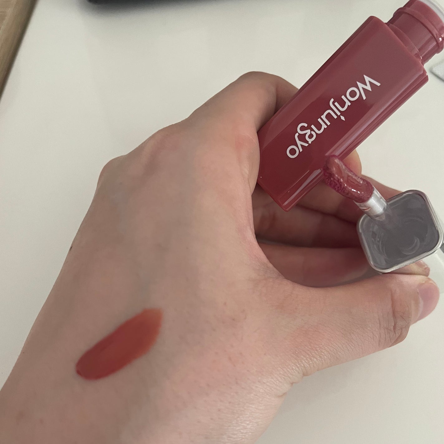 ウォンジョンヨ キャンディーグロウティント/Wonjungyo/リップティントを使ったクチコミ(1枚目)