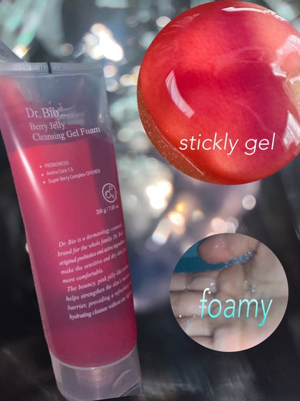 ベリーゼリークレンジングジェルフォーム/Dr.Bio/クレンジングジェルを使ったクチコミ(1枚目)