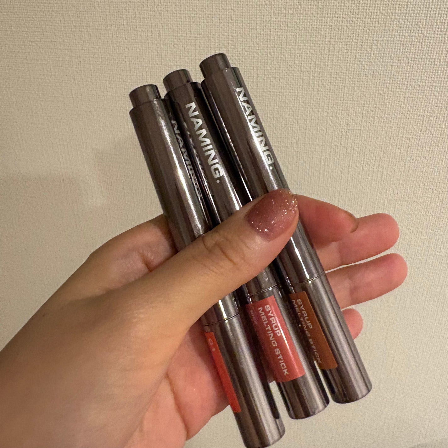 シロップメルティング スティック/NAMING./口紅を使ったクチコミ(1枚目)