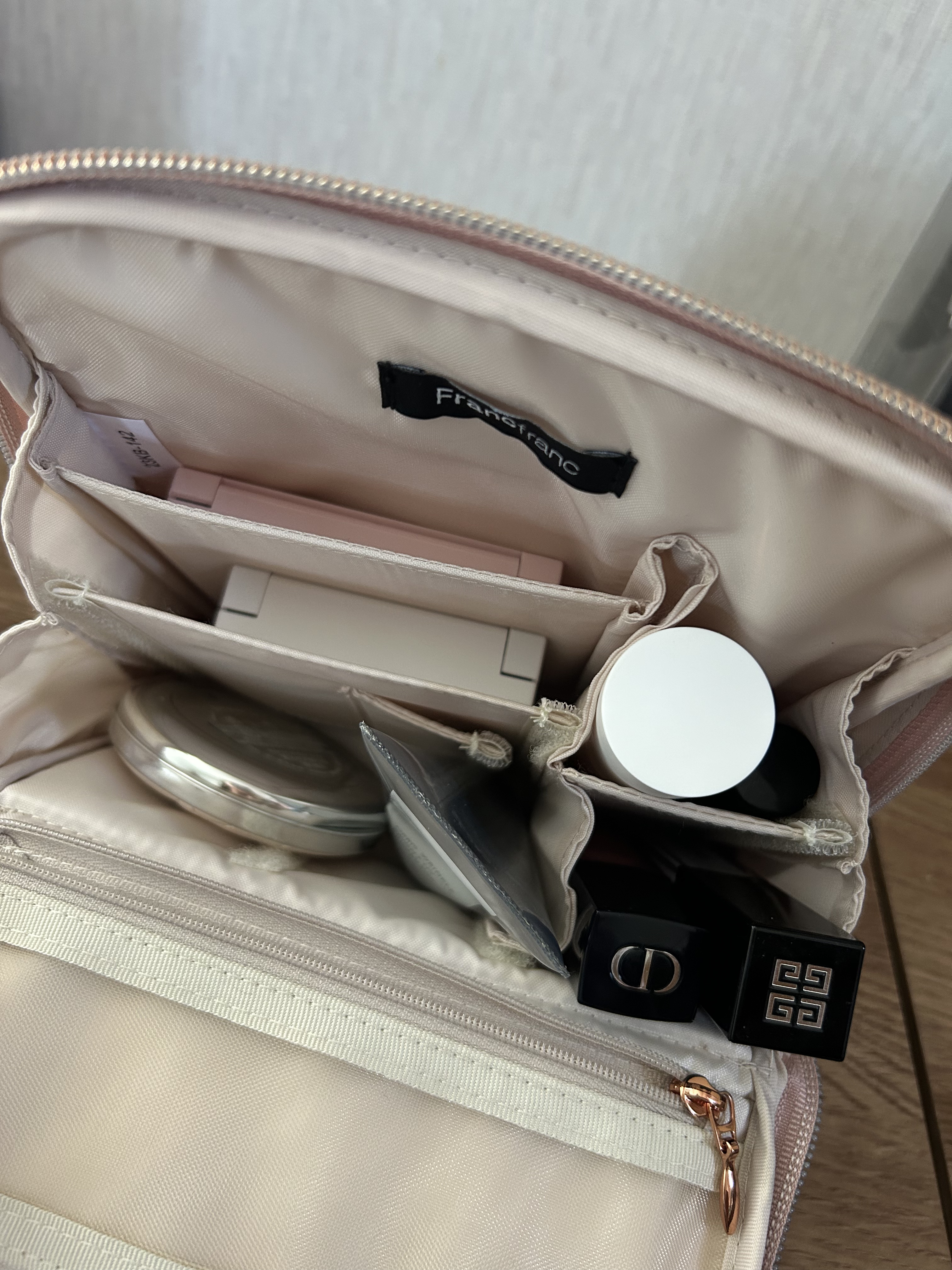 Francfranc キルティング ツールペンスタンドポーチ ピンク/フランフラン/その他を使ったクチコミ（2枚目）