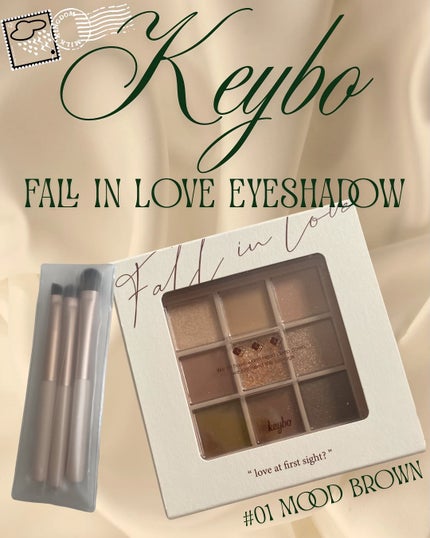 KEYBO FALL IN LOVE SHADOW PALETTE/keybo/アイシャドウパレットを使ったクチコミ(1枚目)