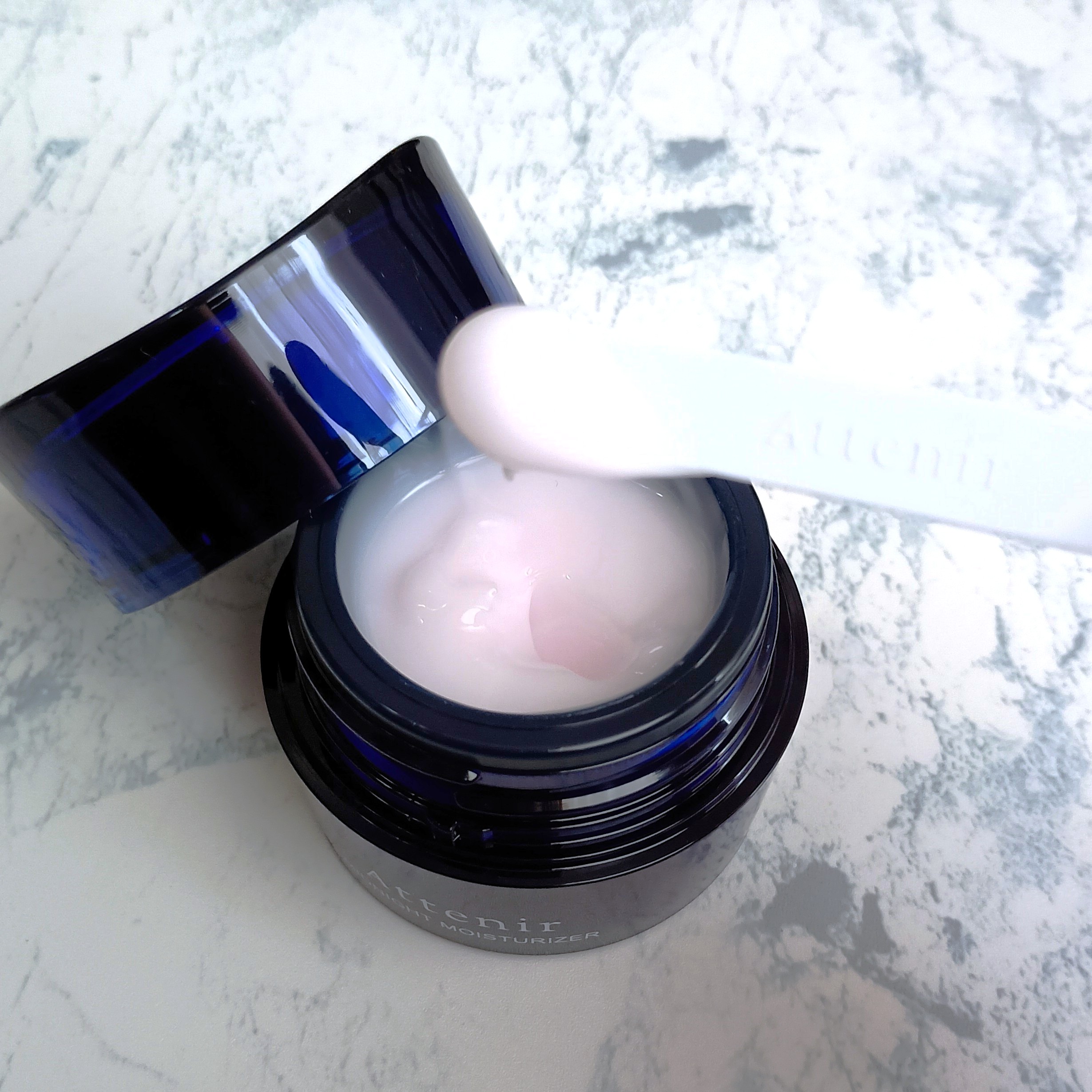 アテニア ミッドナイトモイスチャライザー/アテニア/フェイスクリームを使ったクチコミ（3枚目）