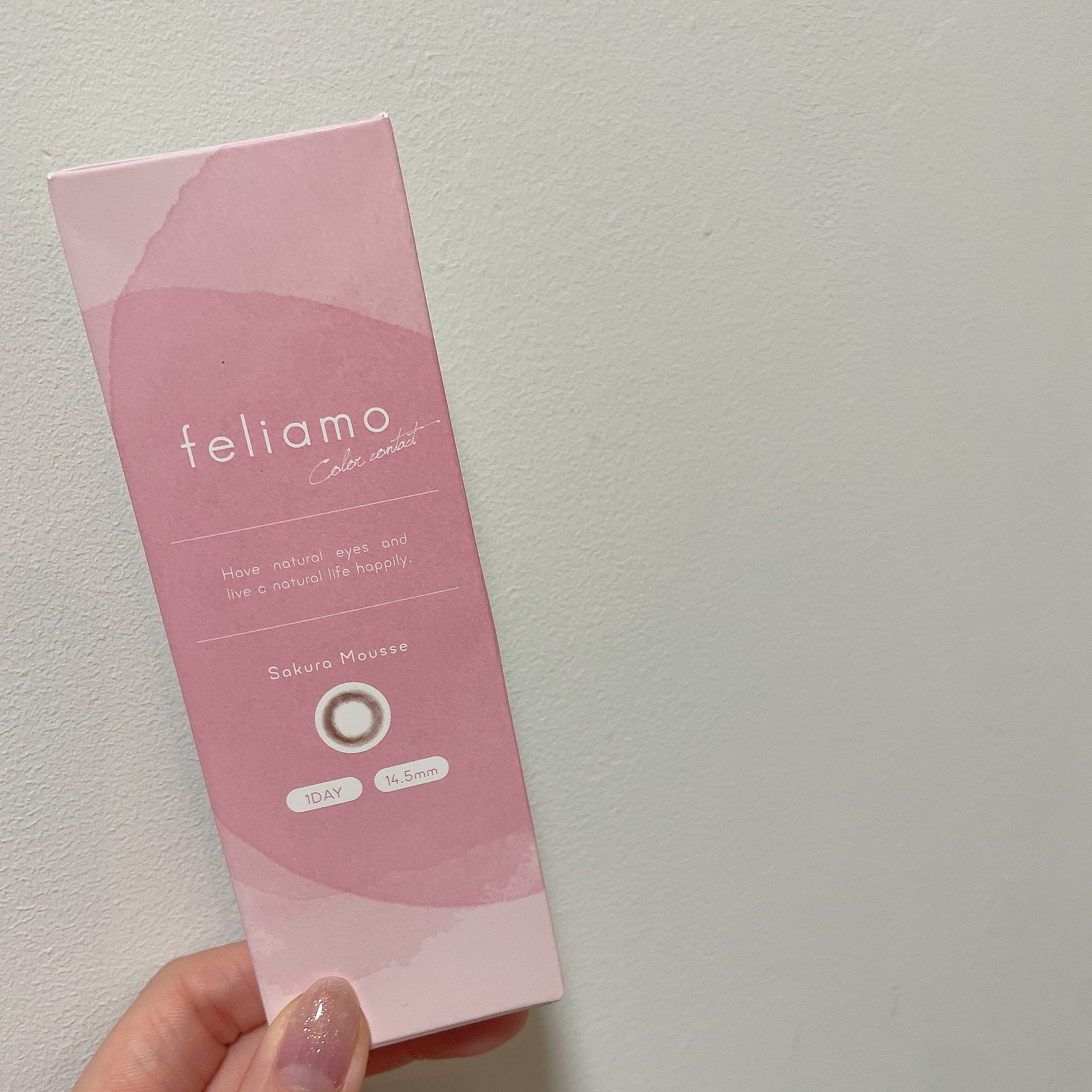 feliamo 1day サクラムース/feliamo/ワンデー（１DAY）カラコンを使ったクチコミ（1枚目）