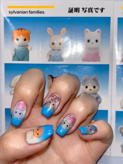 横浜ネイリスト on LIPS 「証明写真ネイル📸お客様と前回証明写真ネイルやりたいねー..」(5枚目)