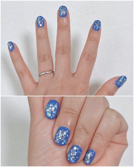 ジェルネイル(ライト対応)/セリア/ジェルネイルを使ったクチコミ(4枚目)