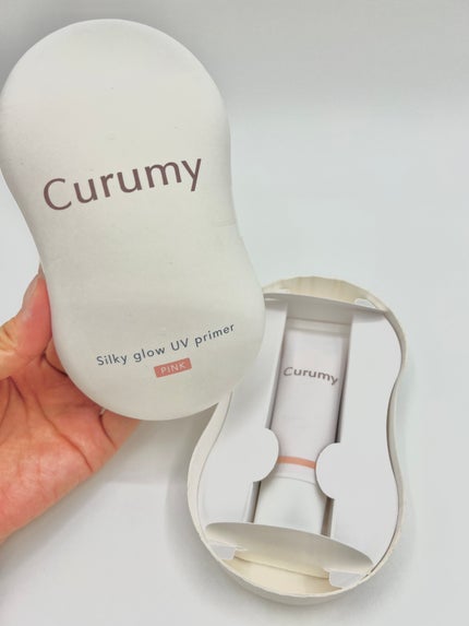 Curumy シルキーグロウUVプライマー/Curumy/化粧下地を使ったクチコミ(8枚目)