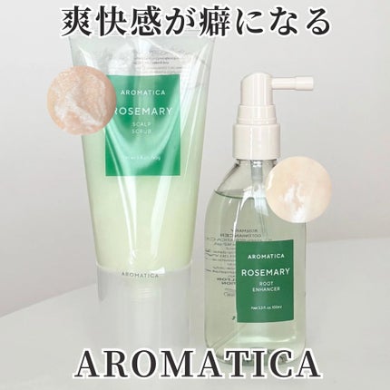ローズマリー スカルプ スクラブ/AROMATICA/ヘッドスクラブを使ったクチコミ(1枚目)