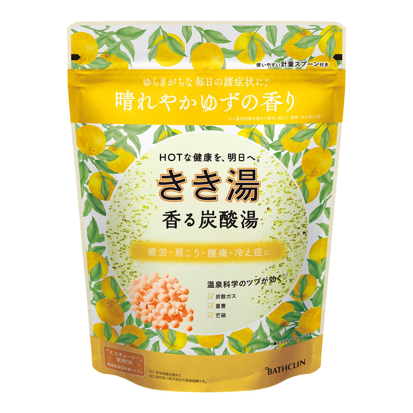 きき湯 香る炭酸湯 ゆずの香り きき湯
