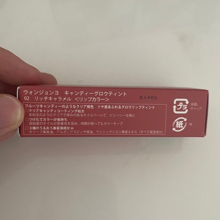 ウォンジョンヨ キャンディーグロウティント 02 リッチキャラメル/Wonjungyo/リップティントの画像