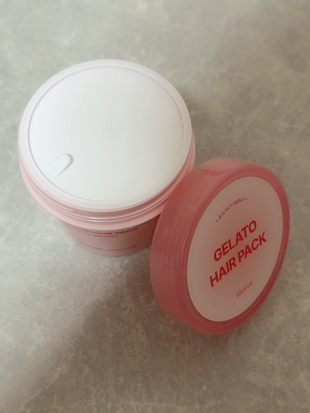 リペアターンジェラートヘアパック バウンシーベリー/リリーイブ/洗い流すヘアトリートメントを使ったクチコミ（3枚目）
