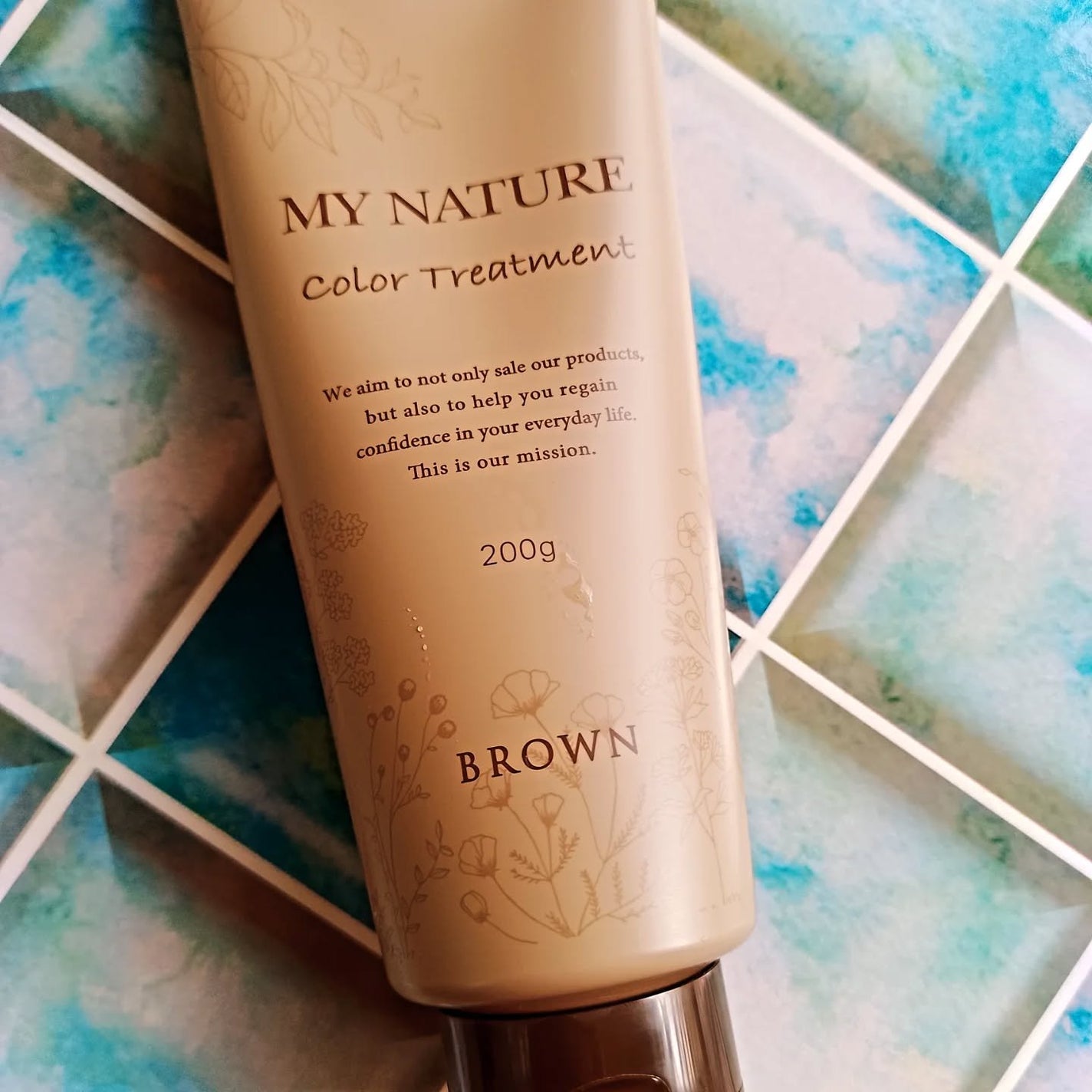 オールインワン カラートリートメント/マイナチュレ/ヘアカラーを使ったクチコミ(1枚目)