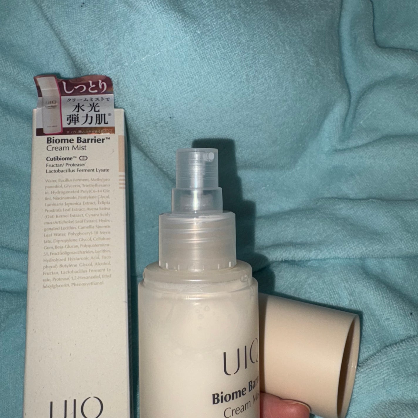 バイオームバリア クリームミスト/UIQ/ミスト状化粧水を使ったクチコミ(3枚目)