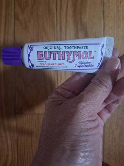 ホワイトパープル歯みがき ピーチフローラルミントの香り/EUTHYMOL/歯磨き粉を使ったクチコミ(1枚目)