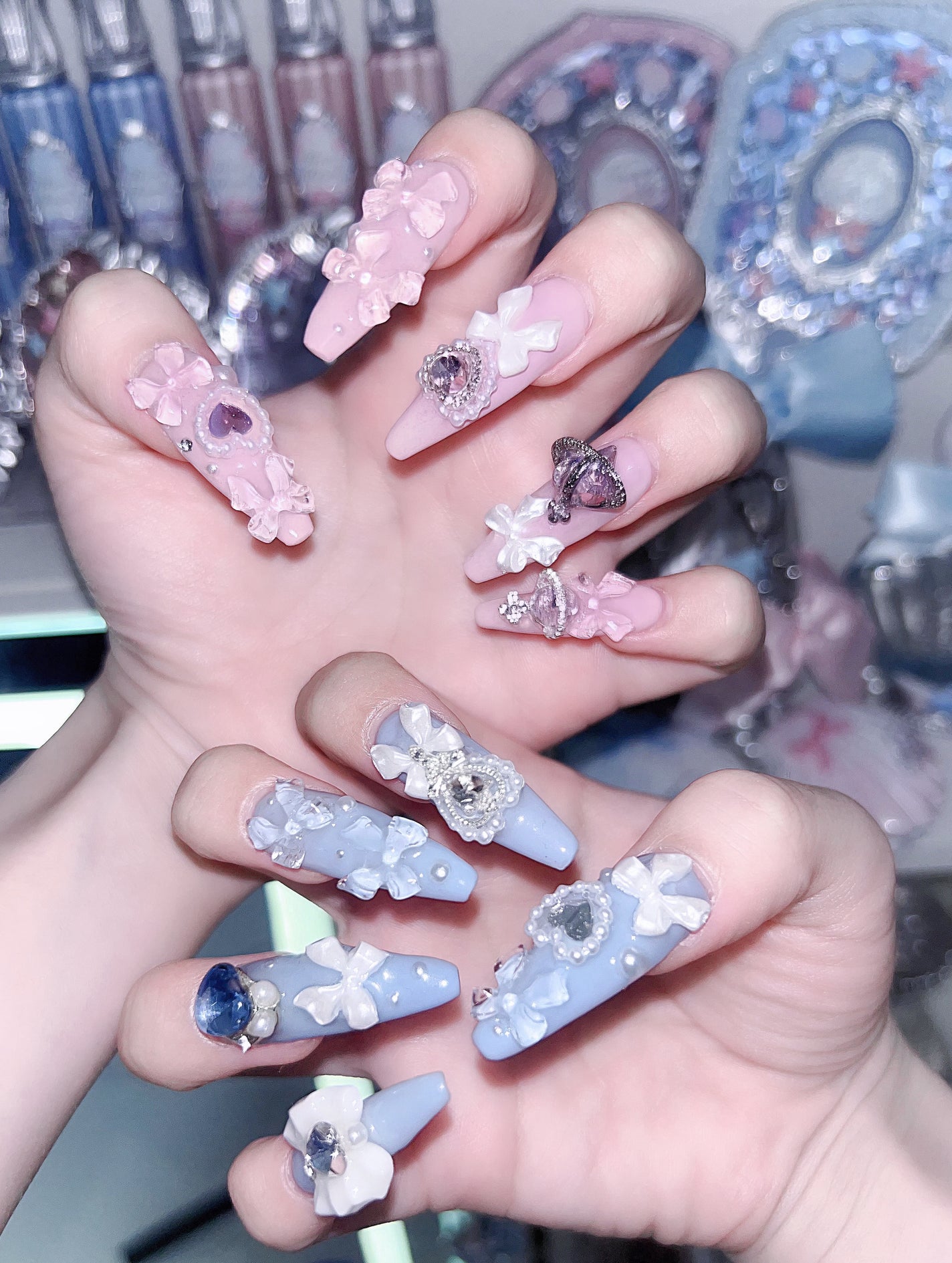 ジェルネイル(ライト対応)/セリア/ジェルネイルを使ったクチコミ(4枚目)