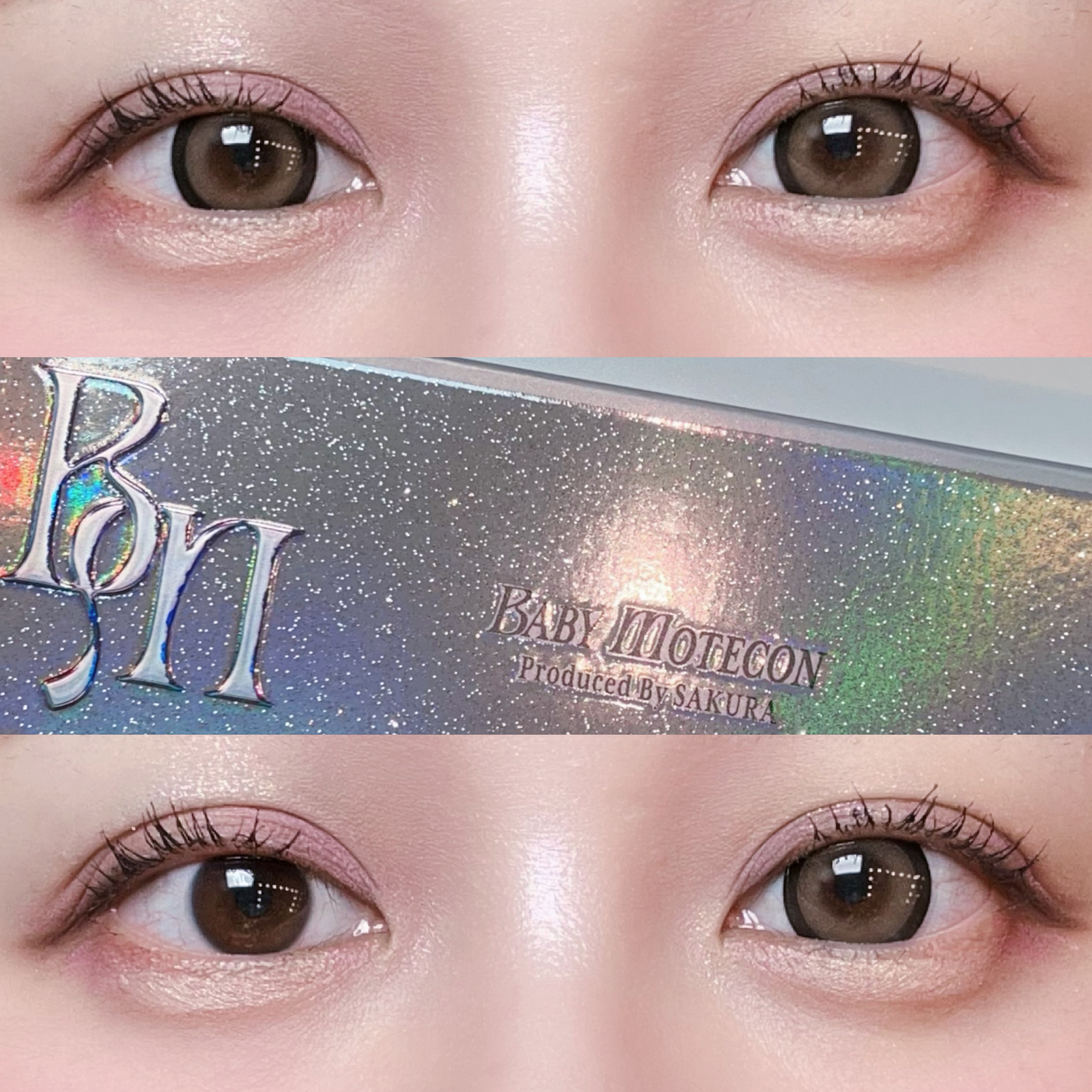 BABY MOTECON Produced By SAKURA/モテコン/ワンデー（１DAY）カラコンを使ったクチコミ（1枚目）