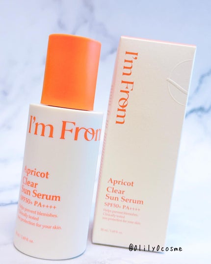 アプリコットクリアサンセラム/I'm from/日焼け止めローションを使ったクチコミ(5枚目)