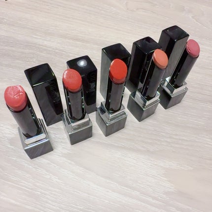 ルージュスターヴァイブラント V06 Heat Red/KANEBO/口紅を使ったクチコミ(2枚目)