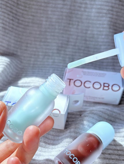 ジューシーベリープランピングリップオイル/TOCOBO/リップグロスを使ったクチコミ(5枚目)