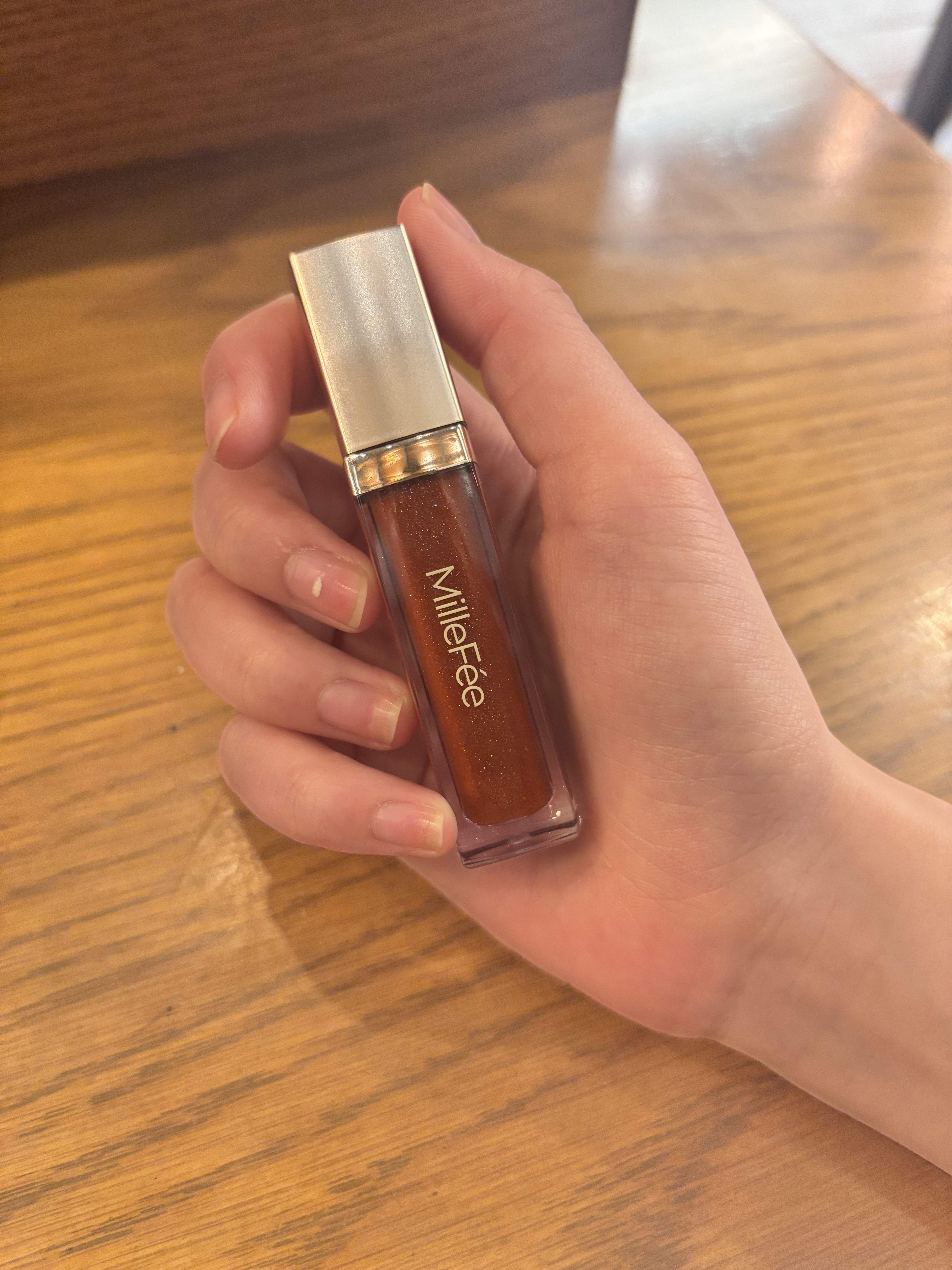 グラマラスリッププランパー 05 ロマンティックブラウン/MilleFée/リッププランパーを使ったクチコミ（1枚目）