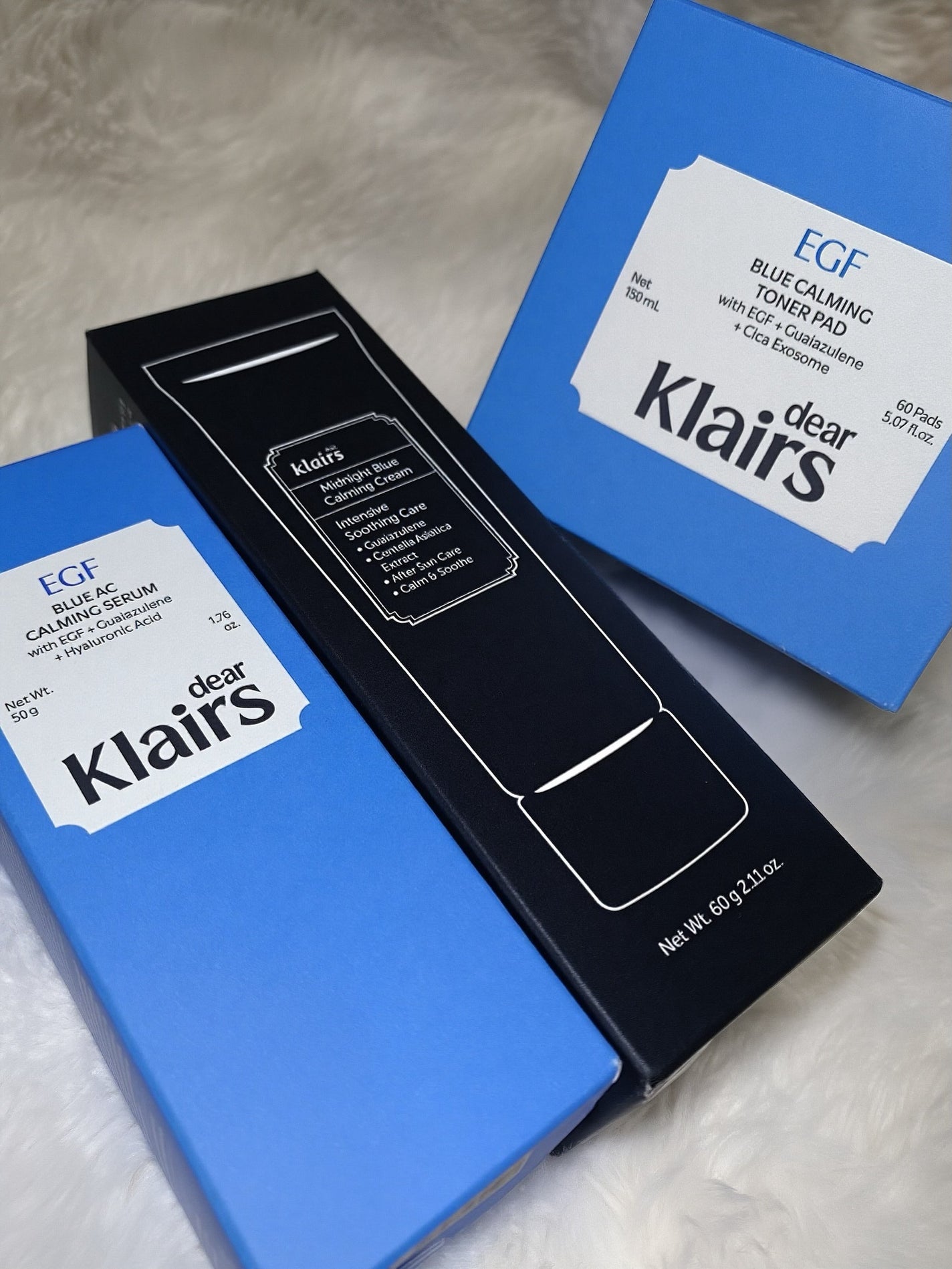 ミッドナイトブルークリアリングウォータークリーム/Klairs/フェイスクリームを使ったクチコミ(5枚目)