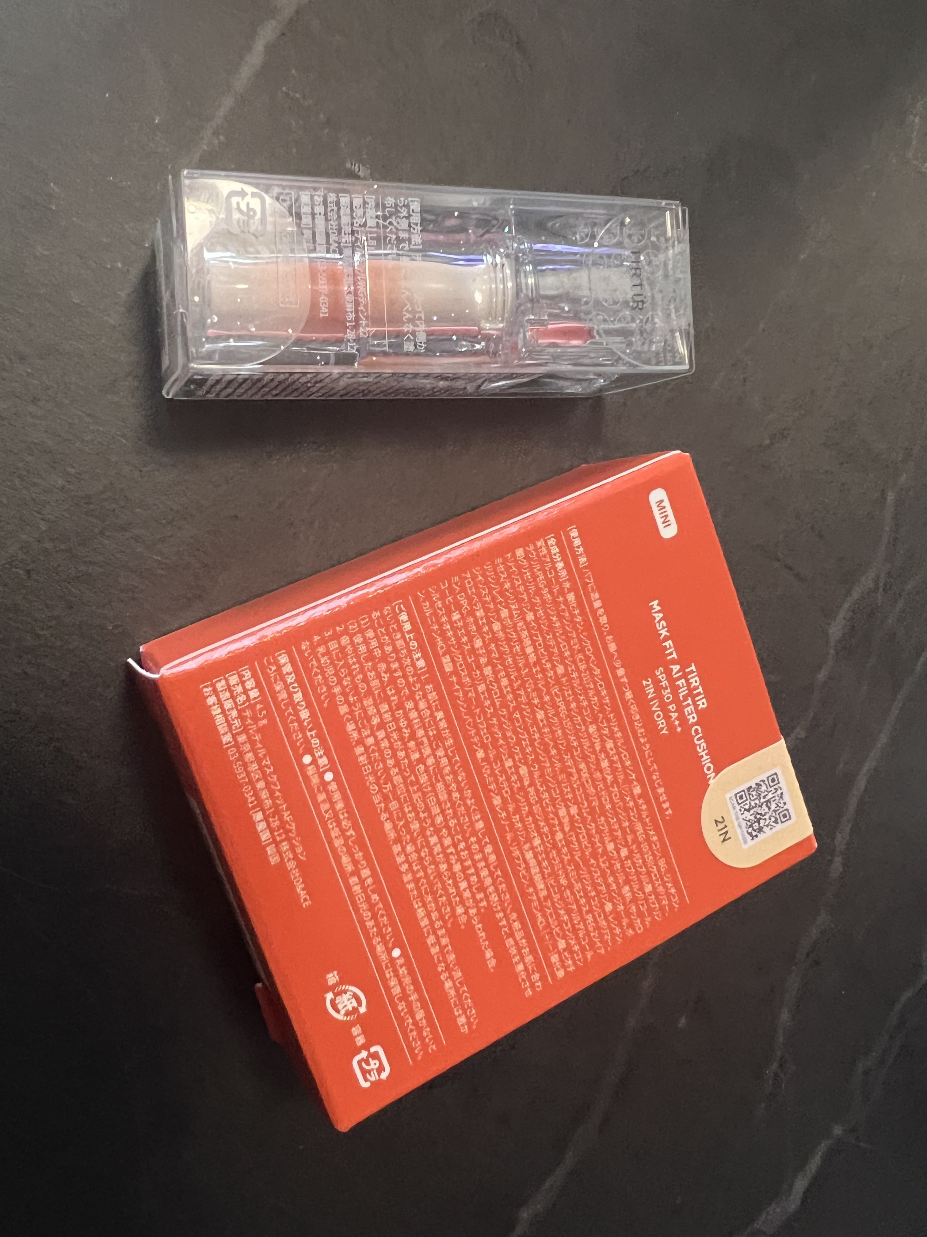 ウォーターリズムグロウティント 22 SNOWY PEACH（ミニ）/TIRTIR(ティルティル)/リップティントを使ったクチコミ（2枚目）