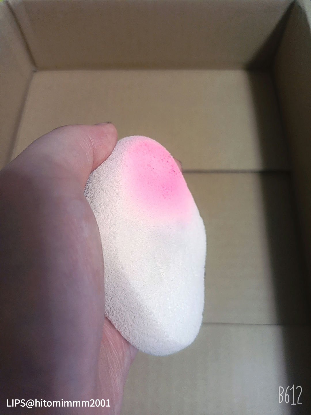 シフォンタッチスポンジN ダイヤ型/ロージーローザ/パフ・スポンジを使ったクチコミ（3枚目）
