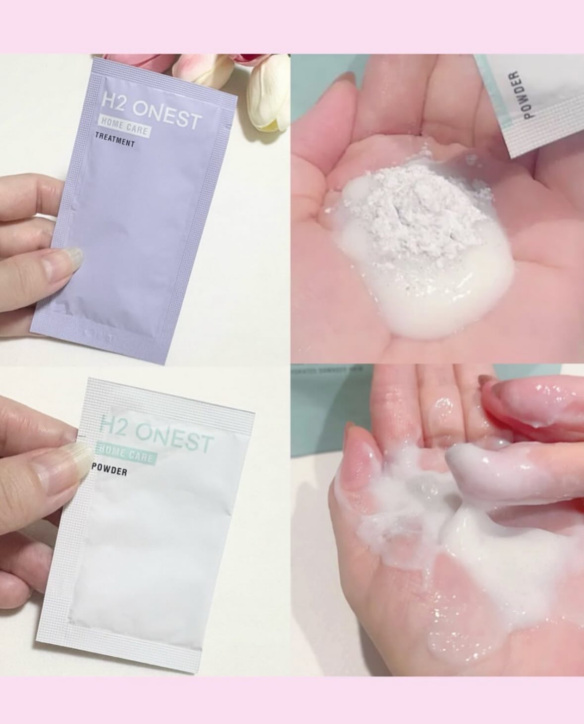 水素パウダー/H2 ONEST/洗い流すヘアトリートメントを使ったクチコミ（3枚目）