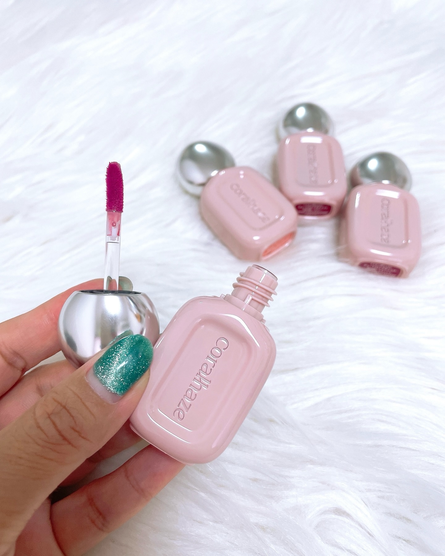 デュー ドロップ ティント/Coralhaze/リップティントを使ったクチコミ（3枚目）