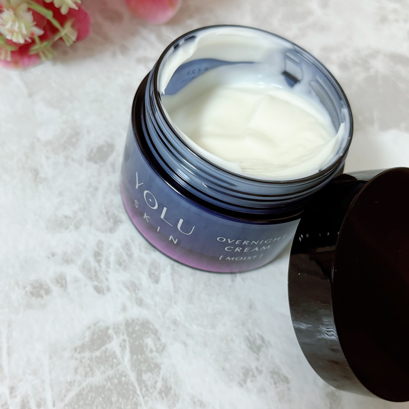 ヨル スキン オーバーナイトクリーム モイスト/YOLU/フェイスクリームを使ったクチコミ（2枚目）
