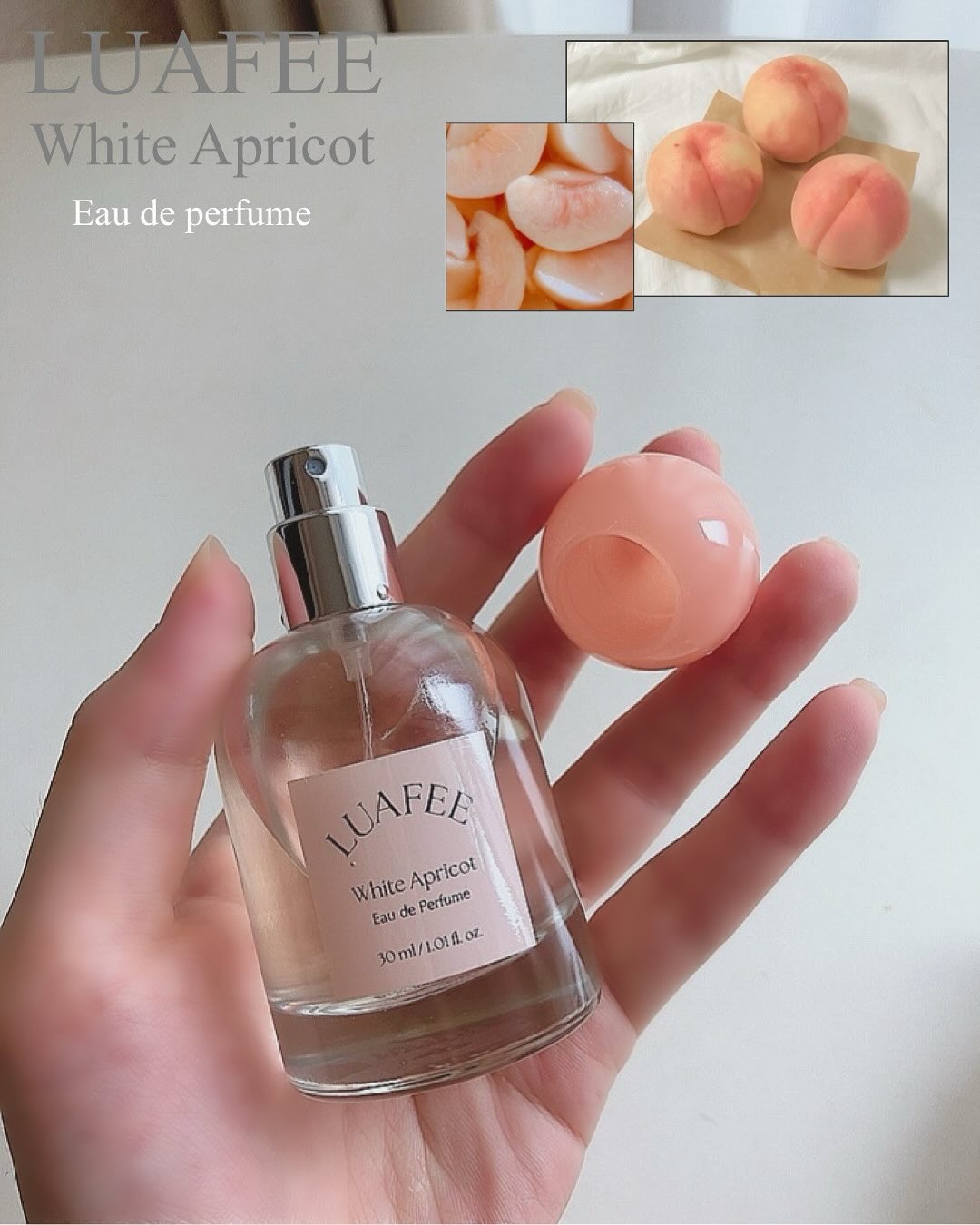ソリッド パフューム ホワイトアプリコット/LUAFEE/練り香水を使ったクチコミ（2枚目）