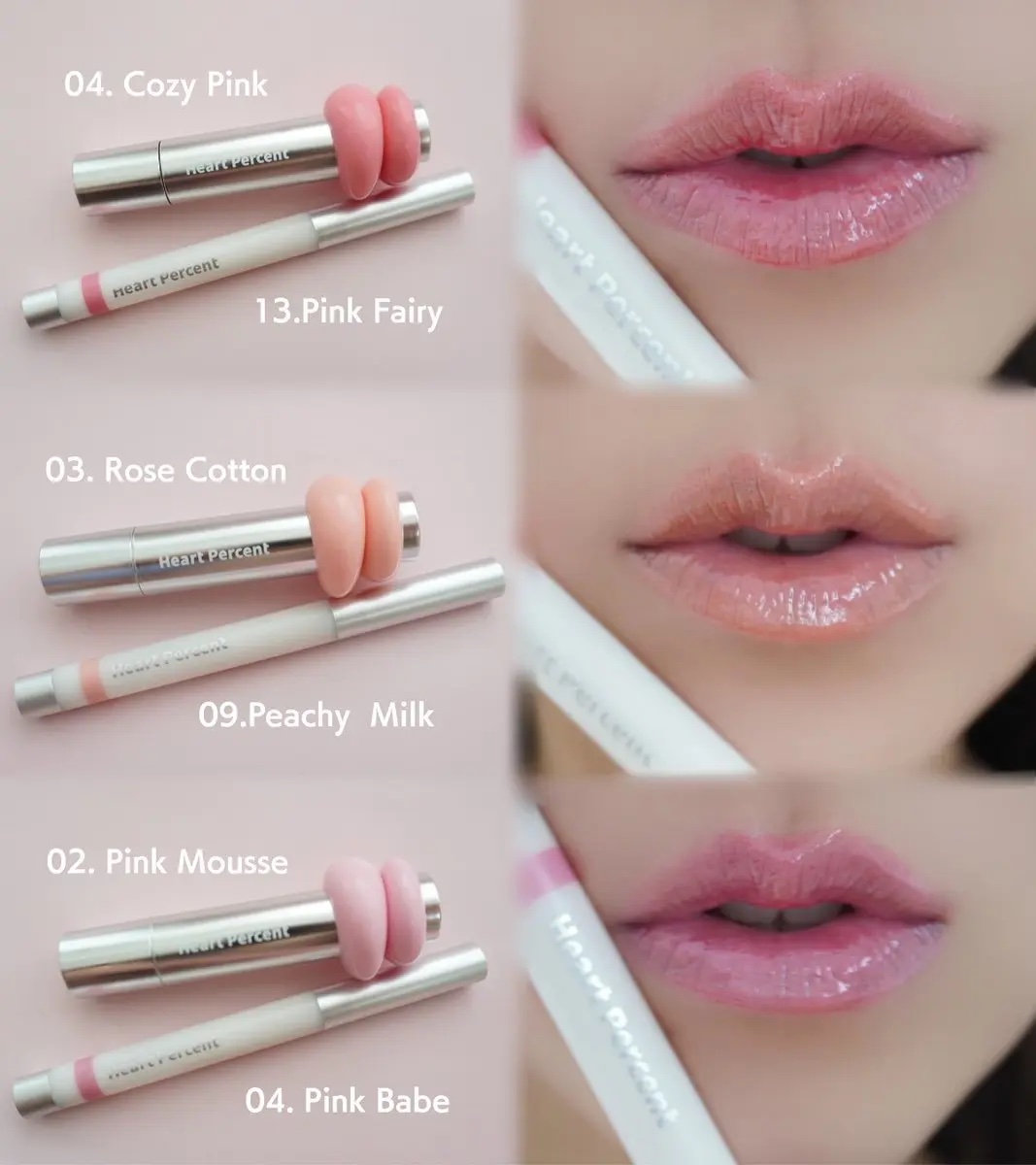 ドットオンムードワンウェイグロイティント/Heart Percent/リップティントを使ったクチコミ（3枚目）