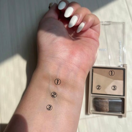 ブレンドカラーシェーディング/CEZANNE/シェーディングを使ったクチコミ(4枚目)