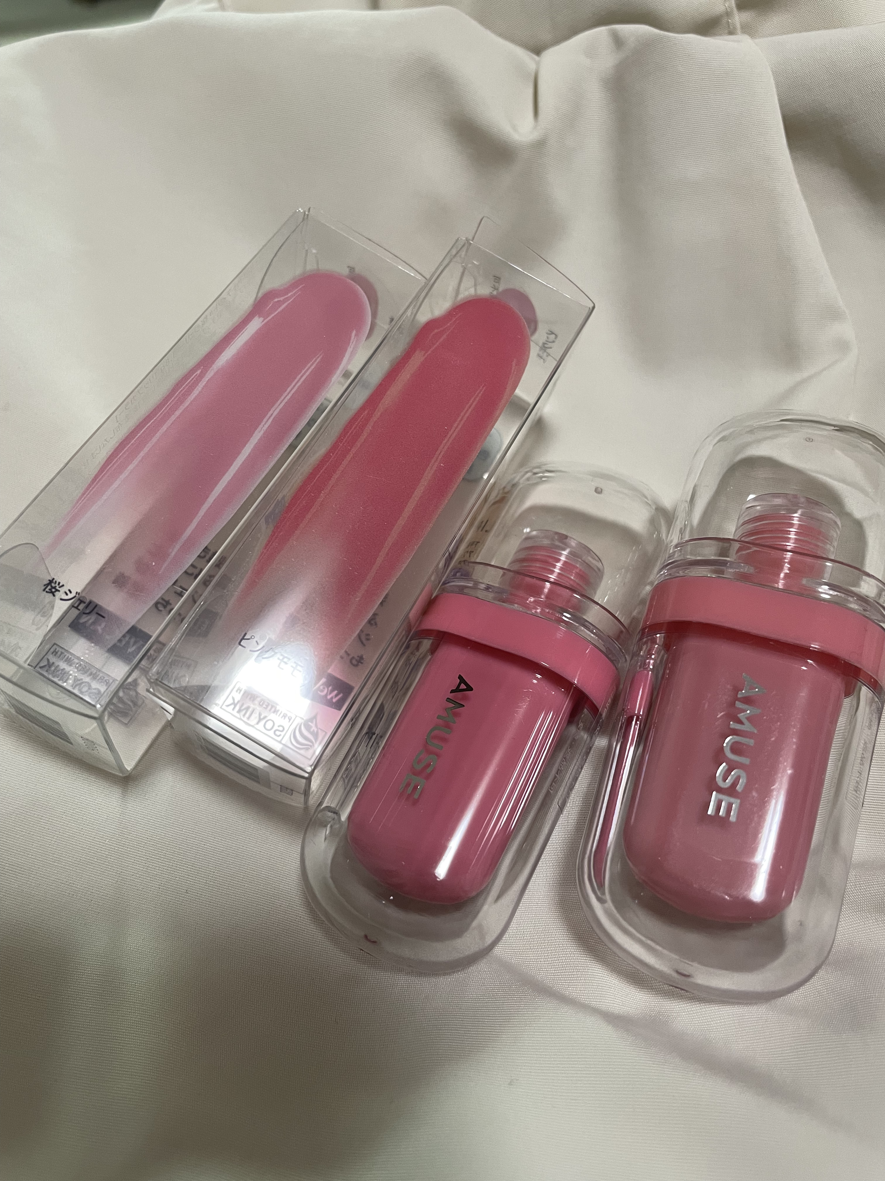 ジェルフィットティント/AMUSE/リップティントを使ったクチコミ（3枚目）