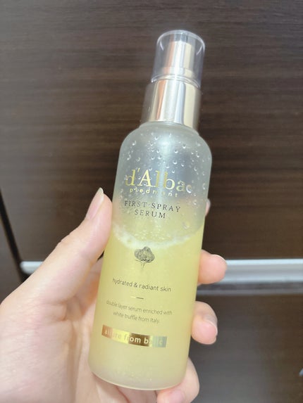 ダルバ ホワイトトリュフファーストスプレーセラム/ダルバ/ミスト状化粧水を使ったクチコミ(2枚目)