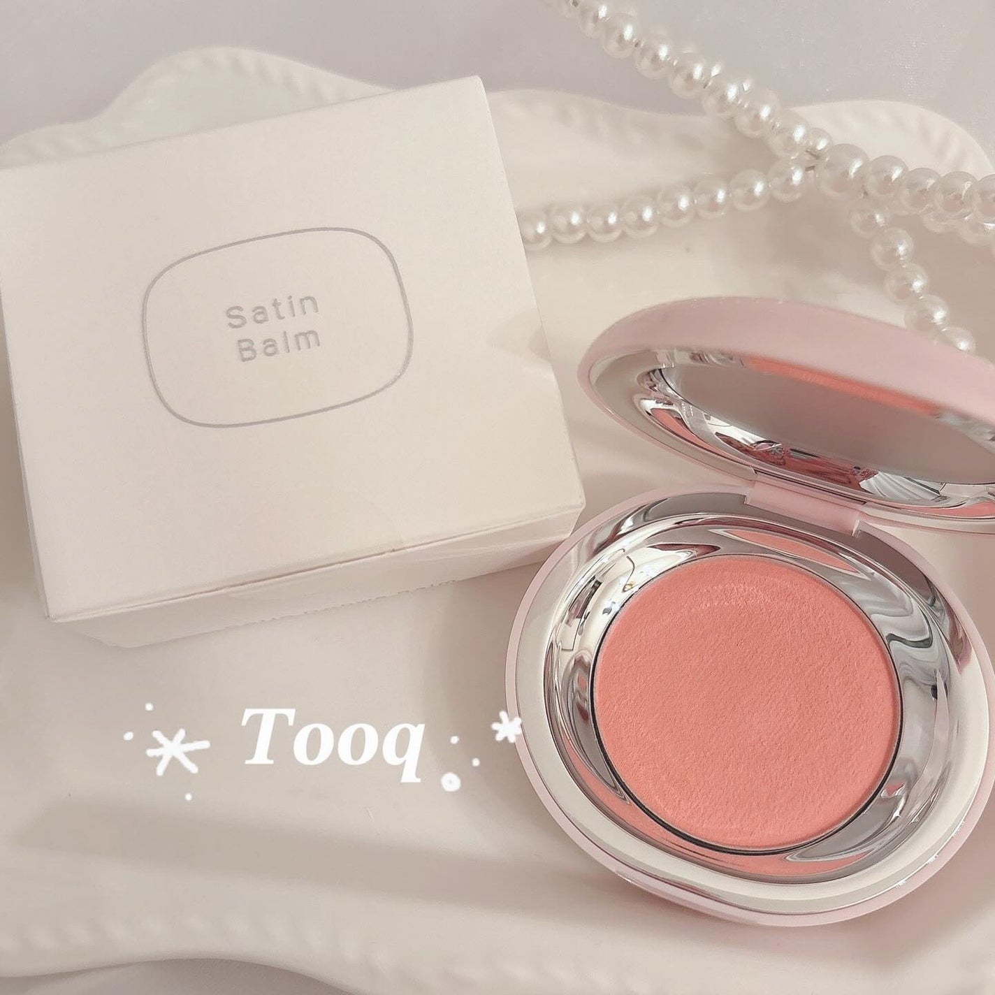 みづき☽コスメ*スキンケア on LIPS 「𝑻𝒐𝒐𝒒𝑆𝑎𝑡𝑖𝑛𝐷𝑜ℎ𝑤𝑎𝐵𝑎𝑙𝑚💗水彩タッチで肌になじむ、..」(1枚目)